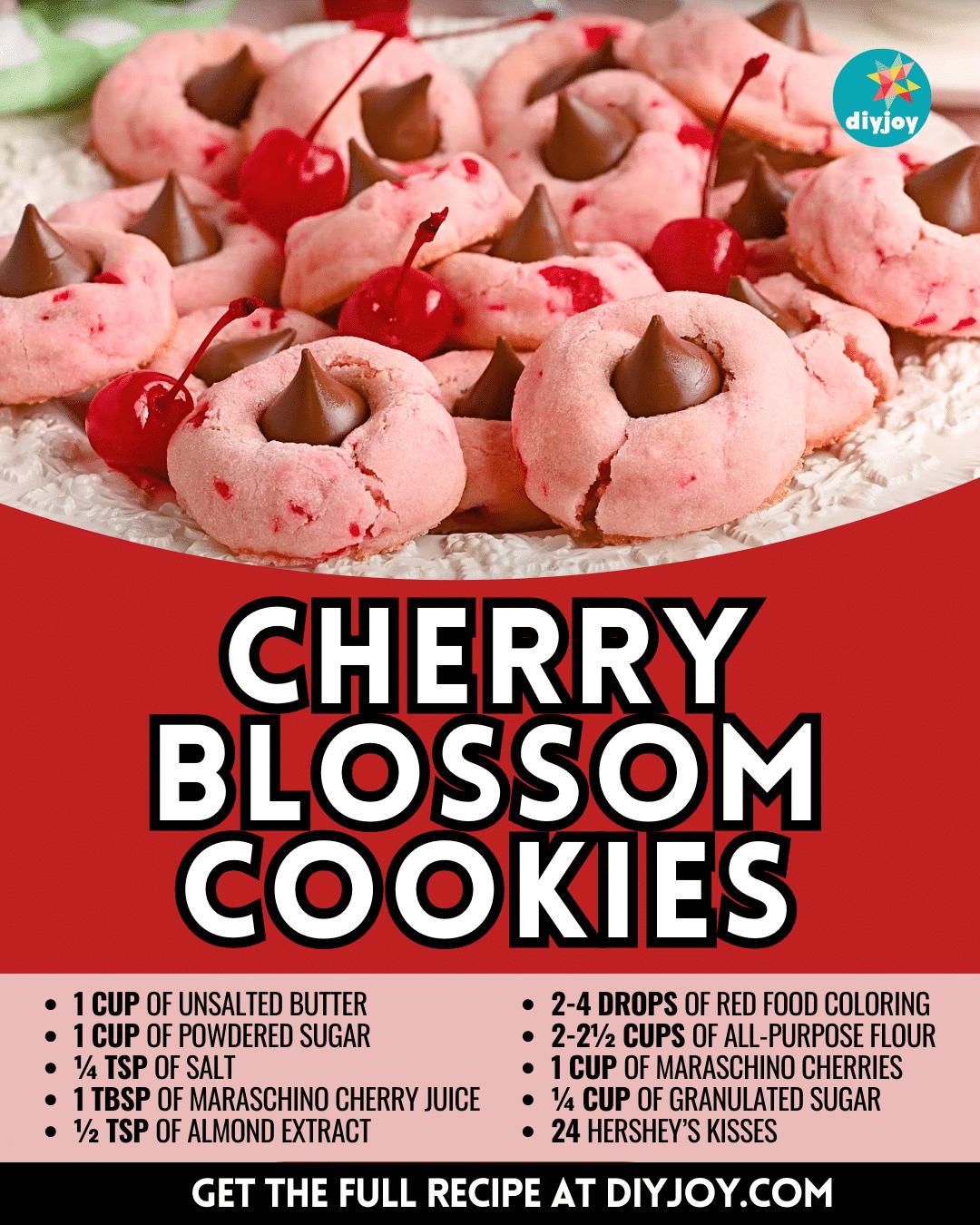 Easy-to-Make Cherry Blossom Cookies