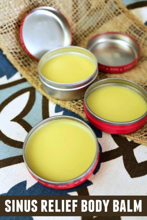 DIY Natural Sinus Relief Body Balm, fast enough to finish tonight and better looking than a store bought version
