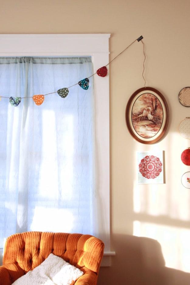 Colorful Crochet Bunting, a handmade stitch project, easy to scale up for a whole batch and a keepsake worth handing down