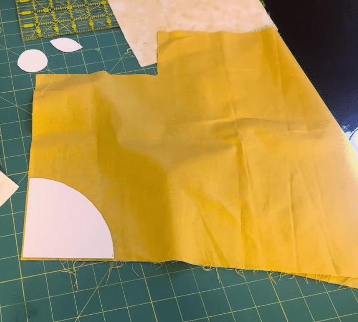 Materials for Pretty Posies Quilt Block