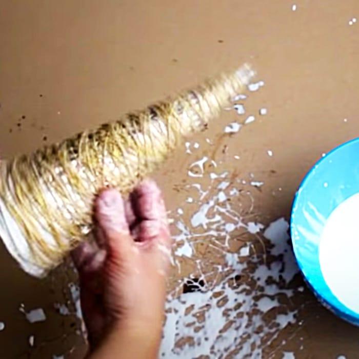 How To Make A Farmhouse Twine Tree - Easy DIY Christmas Decor - Dollar Tree Holiday DIY