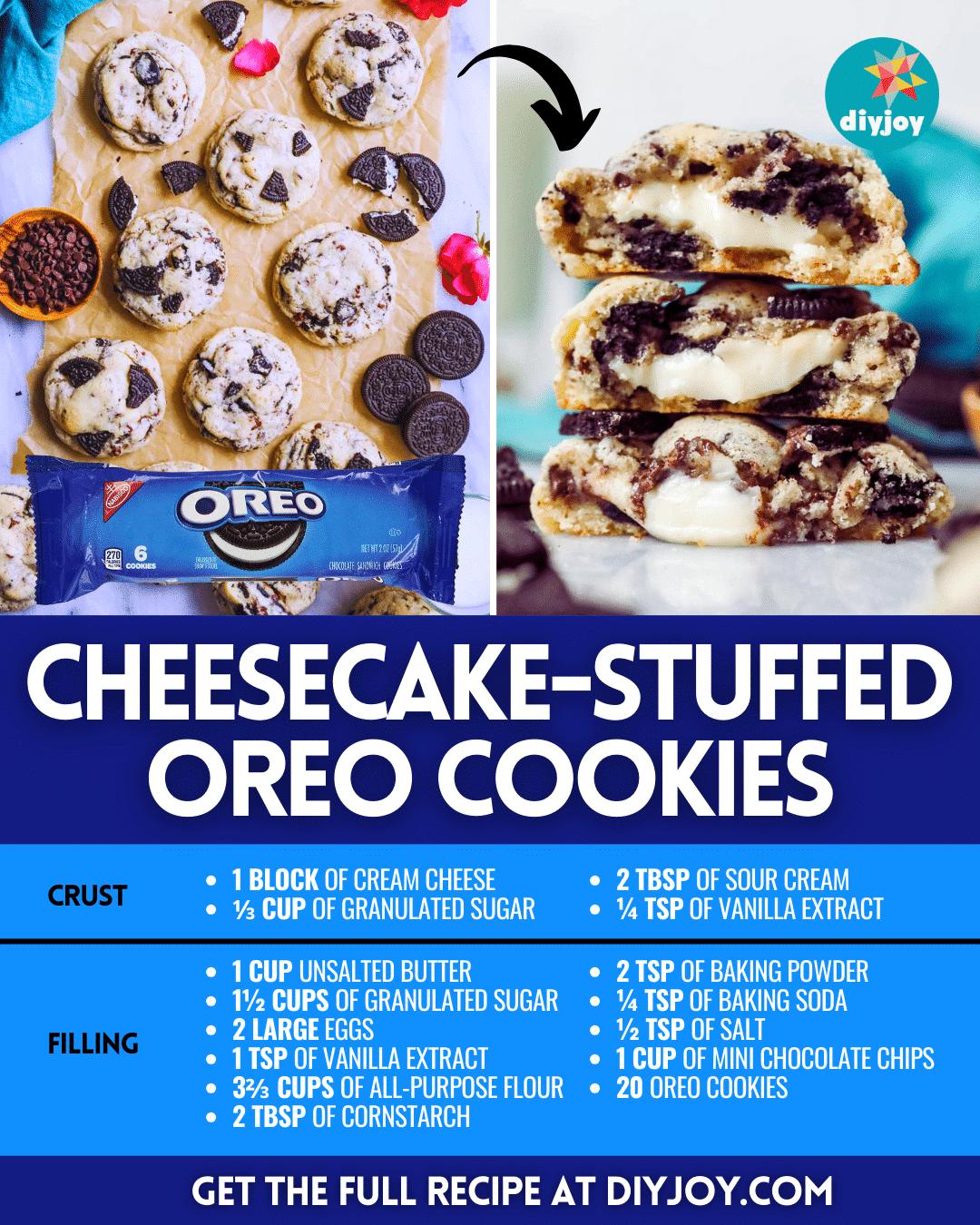 Cheesecake-Stuffed Oreo Cookies Recipe