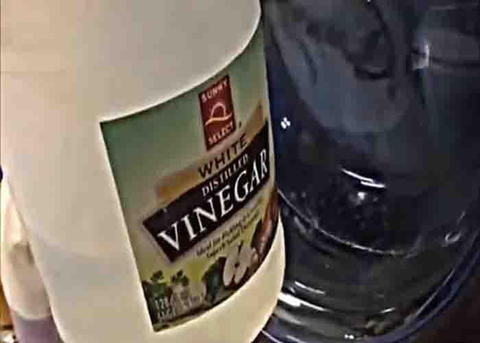 Adding 1 cup of vinegar to your laundry load to make your clothes soft