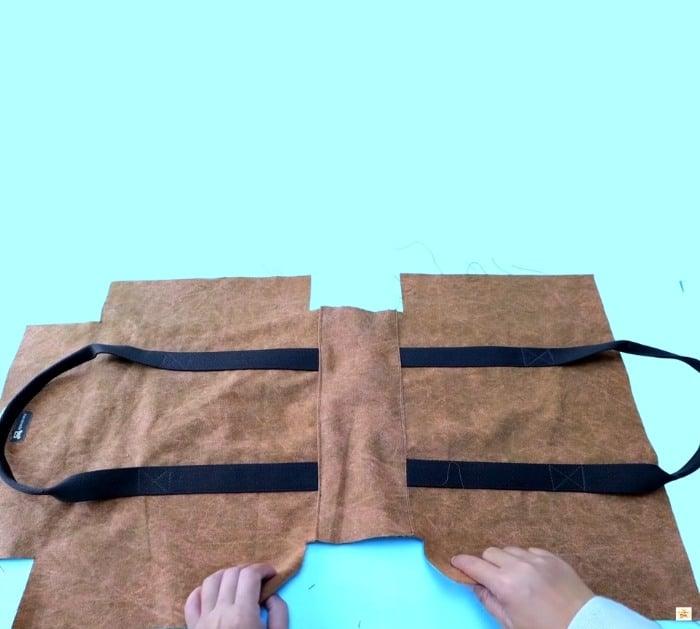 Easy Tote Bag With Cover Tutorial Steps
