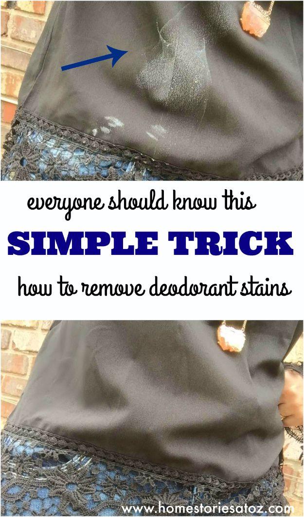 Trick To Remove Deodorant Stains, a clothes hack worth trying this season and a creative way to reuse what you already have