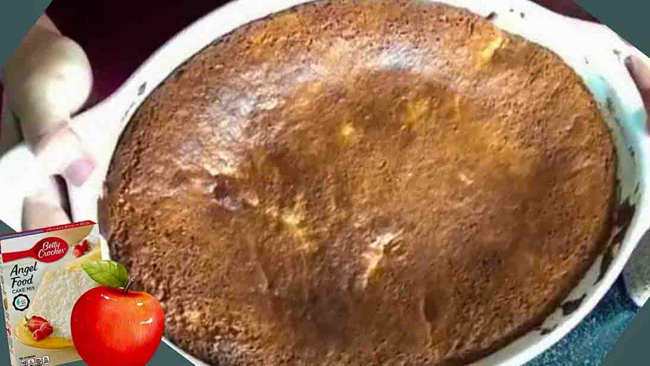 2-Ingredient Apple Cake Recipe