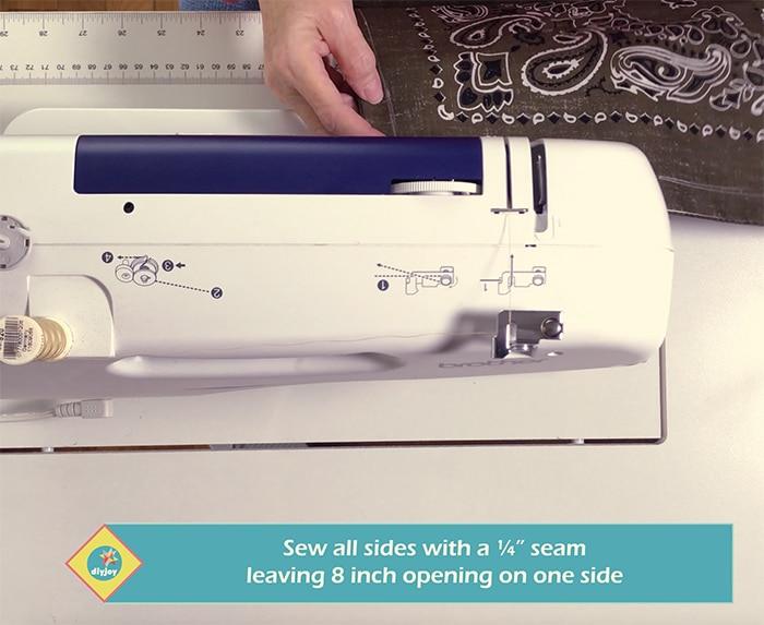 Bandana Pillows — bandana pillow sewing tutorial easy
