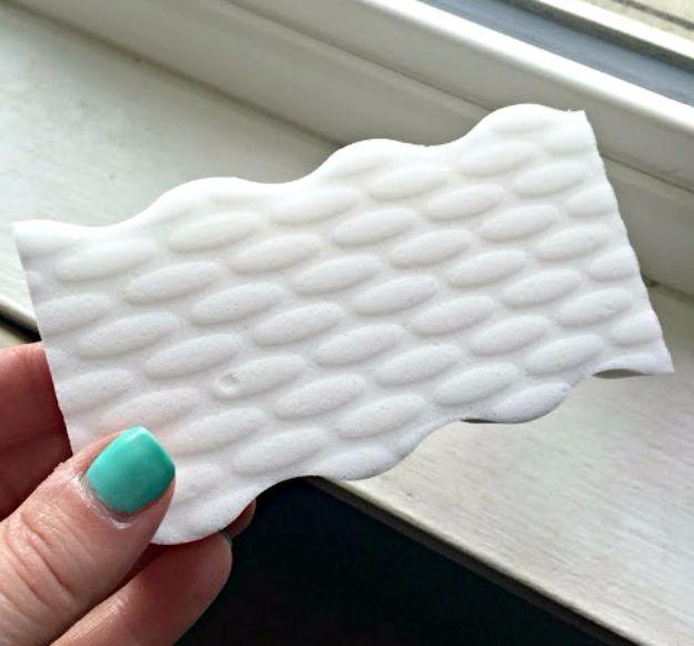 Use a Magic Eraser for Your Windowsills, light on effort but heavy on payoff and freshness a room was badly missing