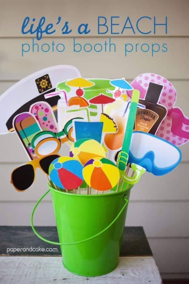 Photo Booth Props, a summer afternoon crowd-pleaser, and something the kids beg to do again the following year
