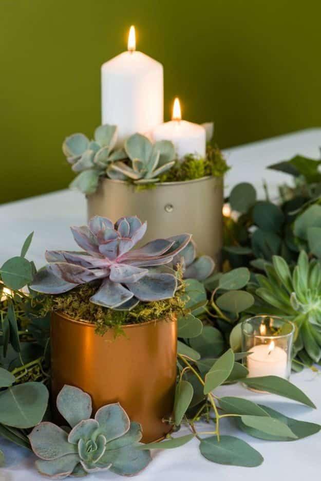 Greenery Table Garland, simple enough to make well ahead of the wedding and a favorite worth repeating