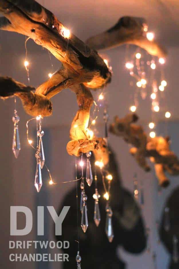 DIY Lighting Ideas and Cool DIY Light Projects for the Home. Chandeliers, lamps, awesome pendants and creative hanging fixtures, complete with tutorials with instructions | DIY Dri