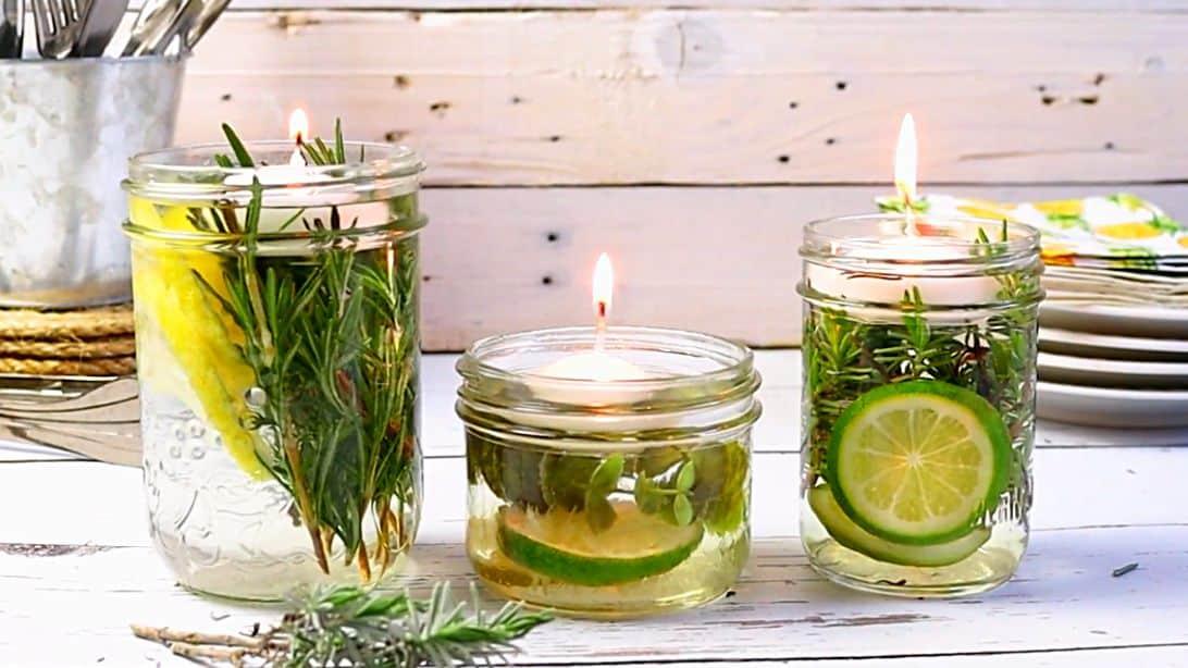 DIY Natural Mosquito Repellent Candles