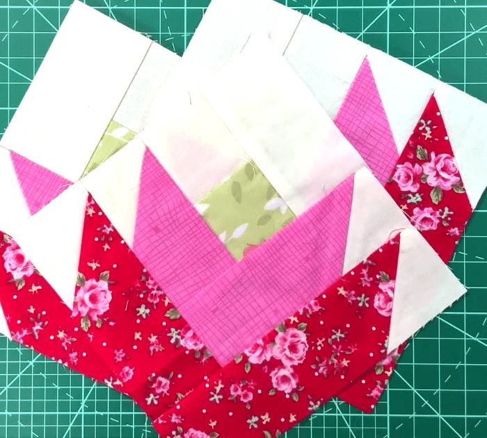 Easy Mother's Day Quilt Block Idea