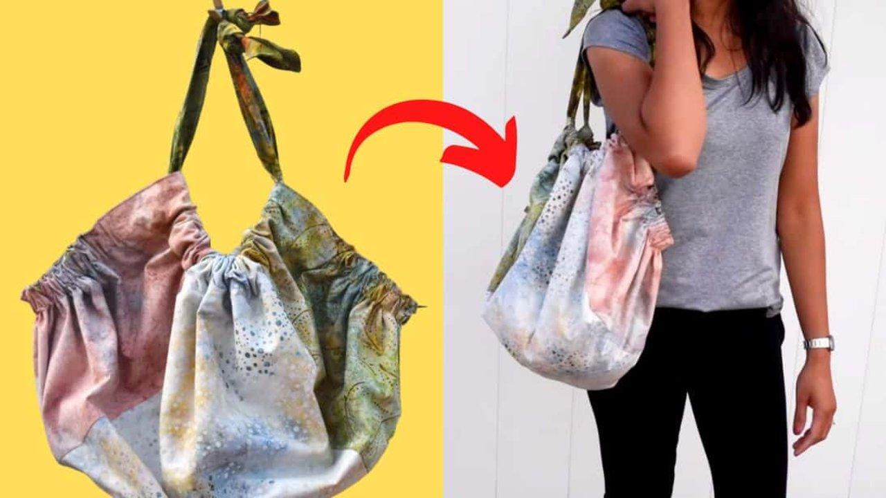 Easy Slouchy Boho Bag Tutorial