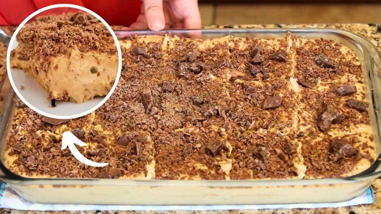 4-Ingredient Peppermint Crisp Tart