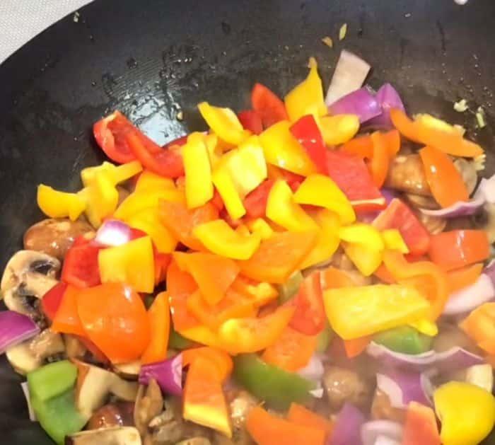 Garlic Mushroom Pepper Fry Recipe Ingredients