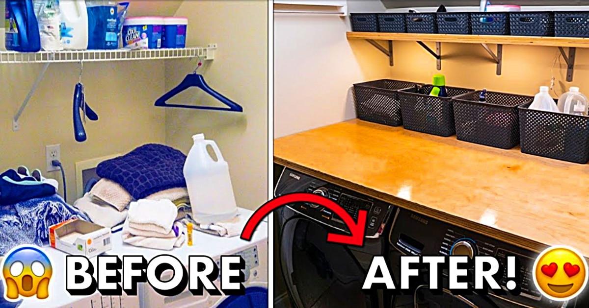 DIY Laundry Room Makeover