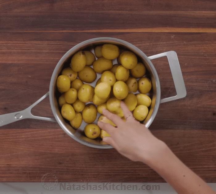 Ingredients for German Potato Salad with Bacon