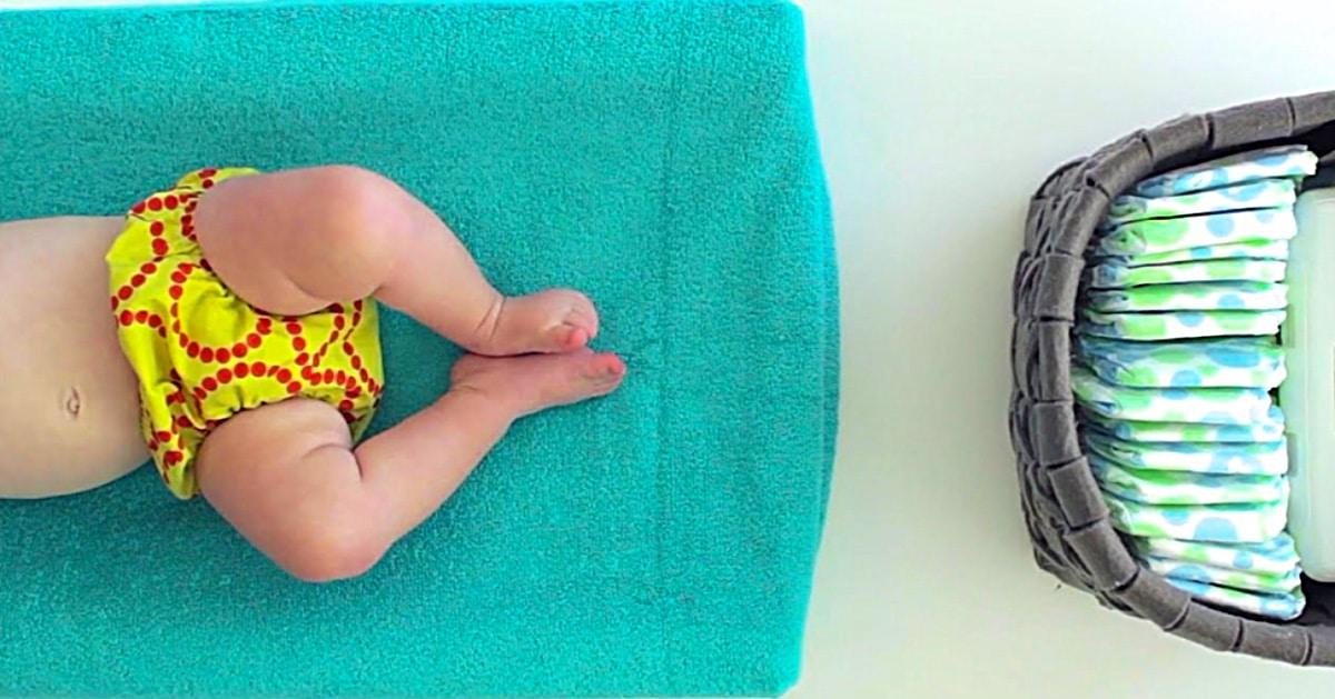 How To Make A Changing Pad Cover From A Towel