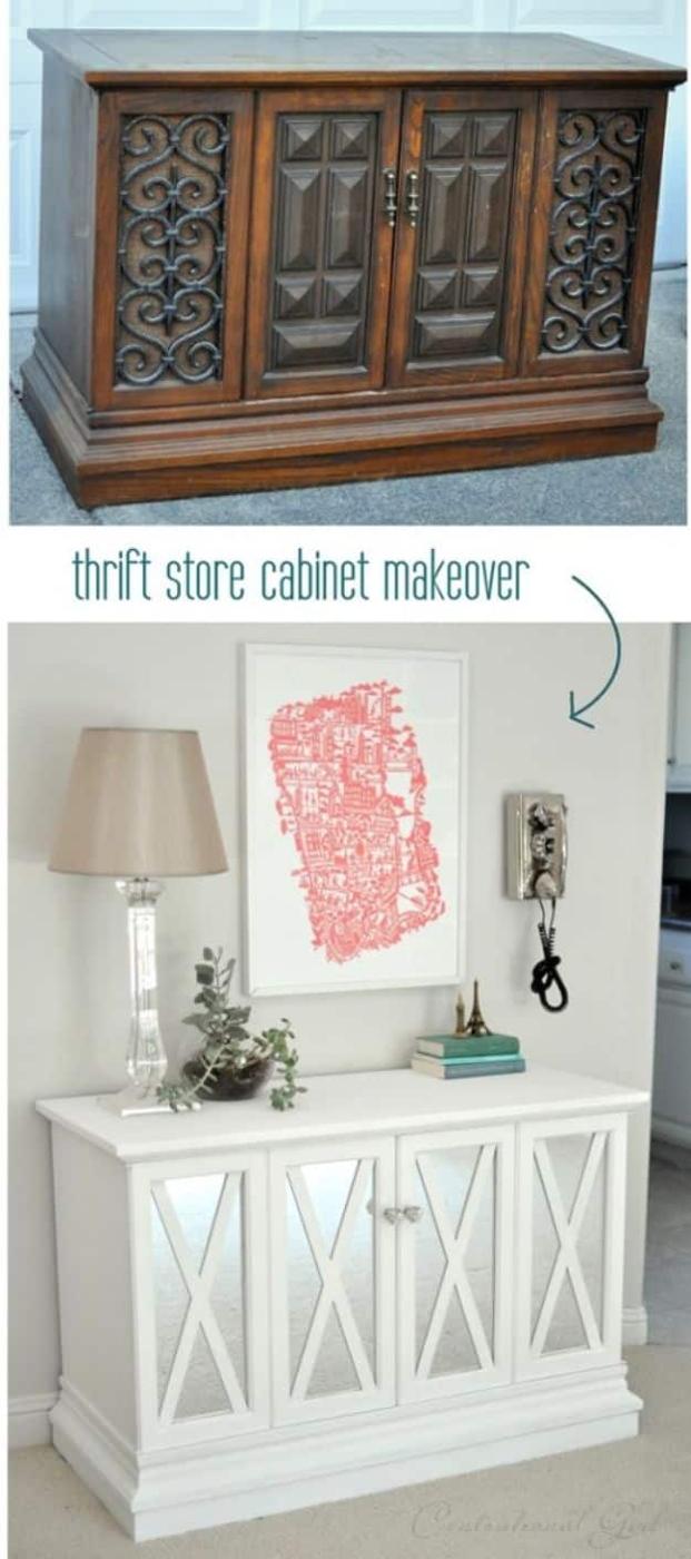 $10 Cabinet Makeover, quick enough to finish over a weekend and a clever way to reuse scraps you already have