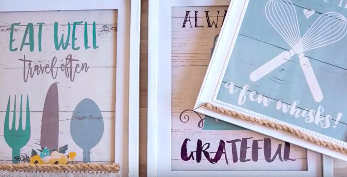 Super Easy Way To Decorate Your Kitchen With Farmhouse Decor. Learn How!