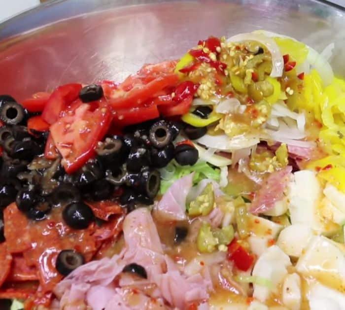 Easy To Make Spicy Italian Sub Salad