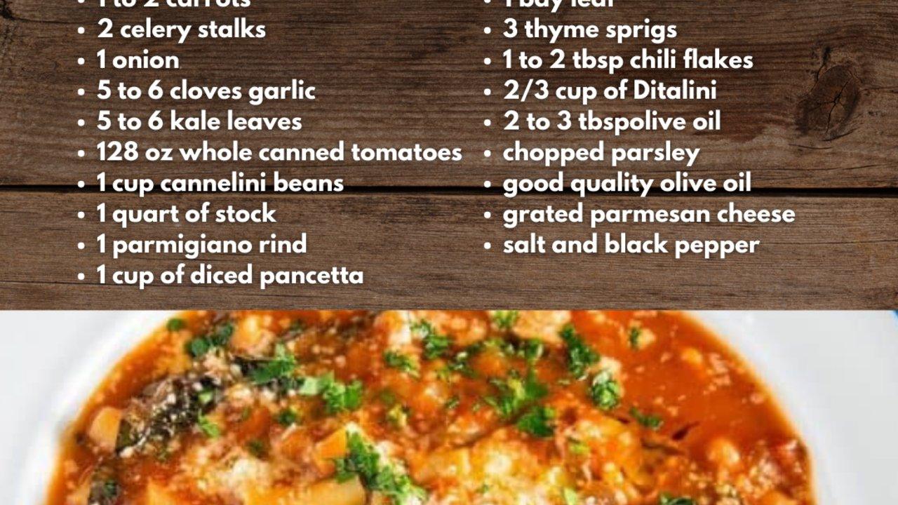 Easy Classic Minestrone Soup Recipe