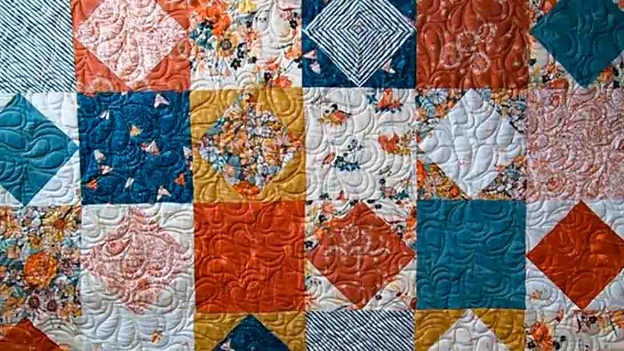 Easy Clustered Gems Quilt Tutorial