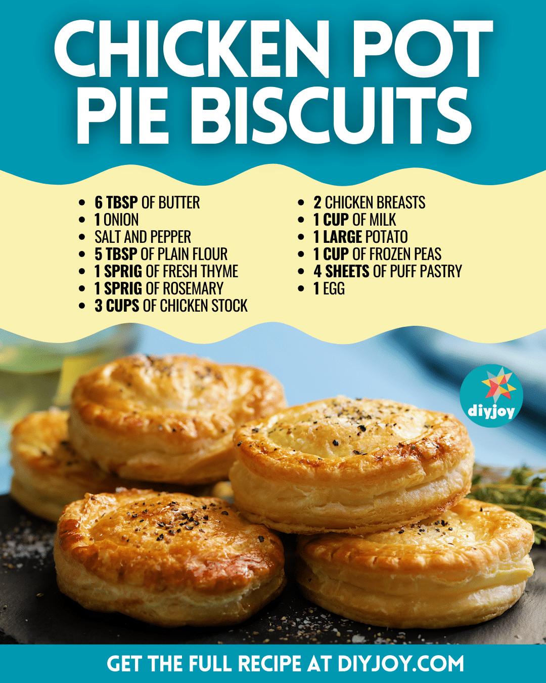 Easy Chicken Pot Pie Biscuits