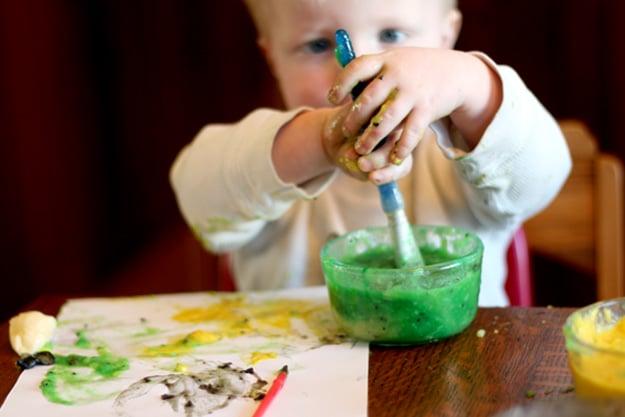 Fun Arts and Crafts for Kids | Easy DIY Edible Paint for Babies | DIY Projects & Crafts by Sueeye at