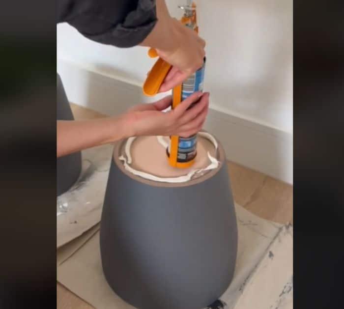 DIY Side Table Using Flower Pots Tutorial