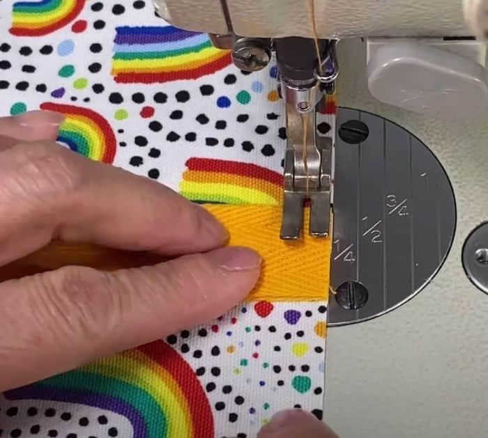 Easy DIY fabric door stopper