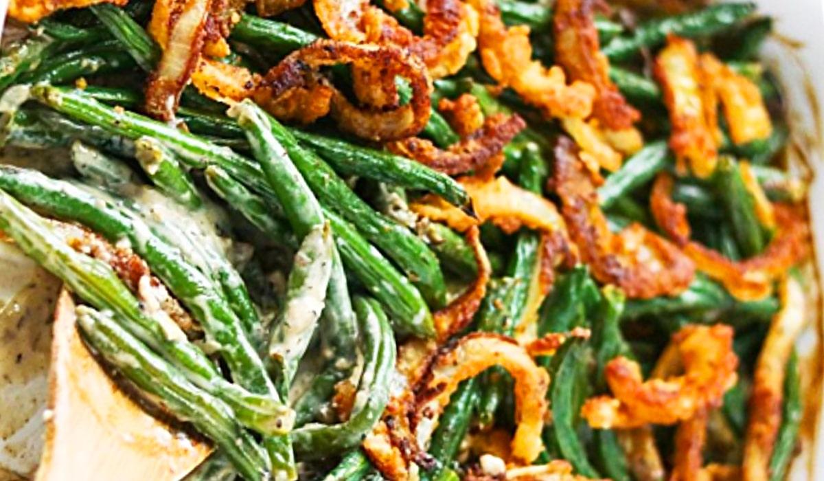Green Bean And Caramelized Onion Casserole