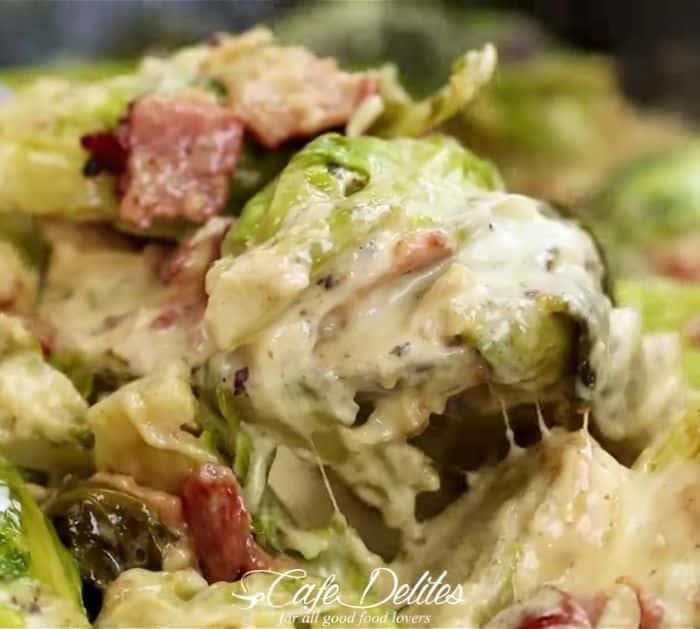 Easy Garlic Parmesan Brussels Sprouts Recipe