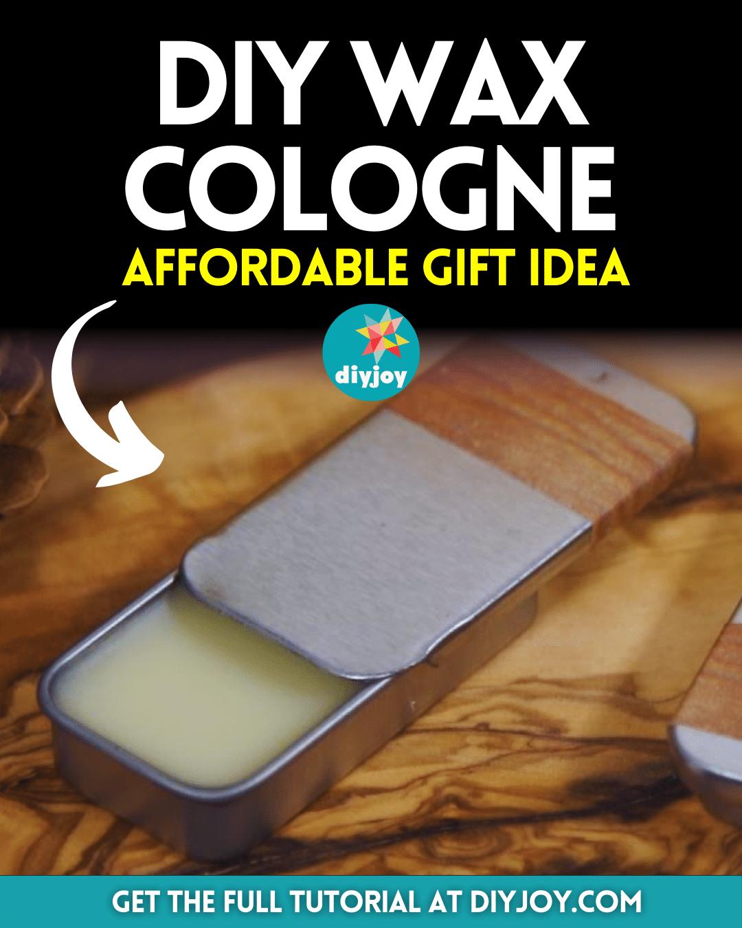 Easy DIY Wax Cologne