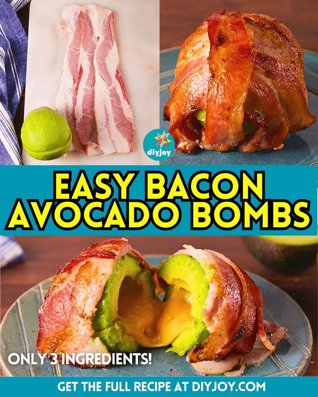 Super Easy Bacon Avocado Bombs Recipe