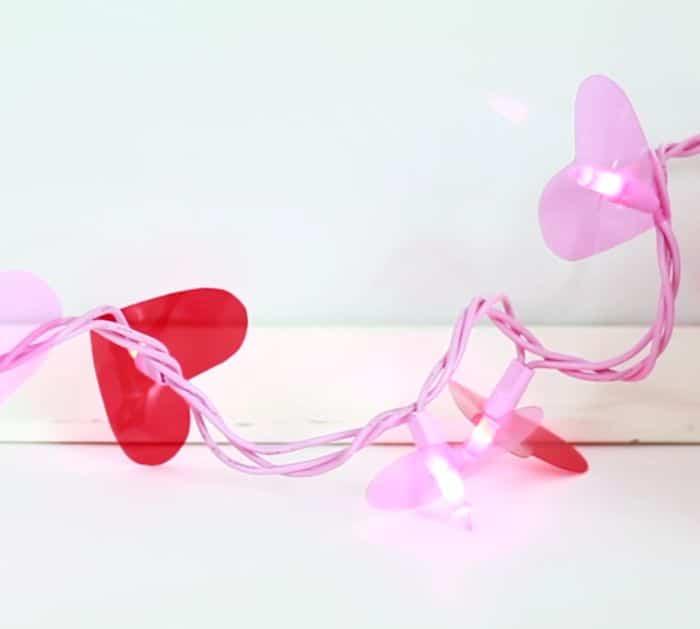Easy Repurposed Christmas Lights Project