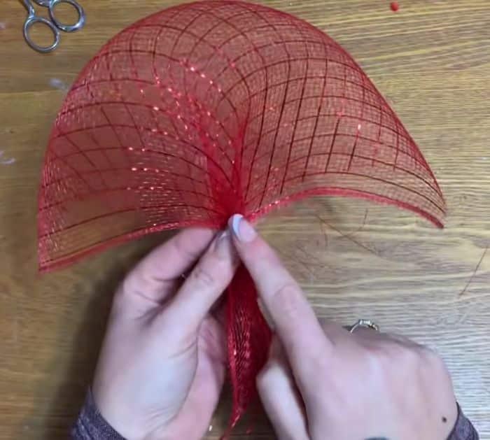 How To Make Budget-Friendly Dollar Tree Mesh Rose Wreath