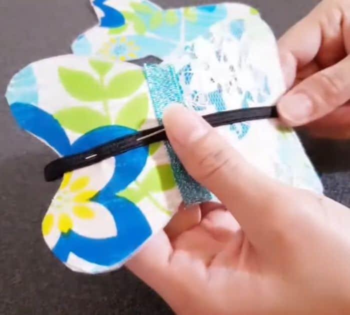 Easy Fabric Dress Bookmark Materials