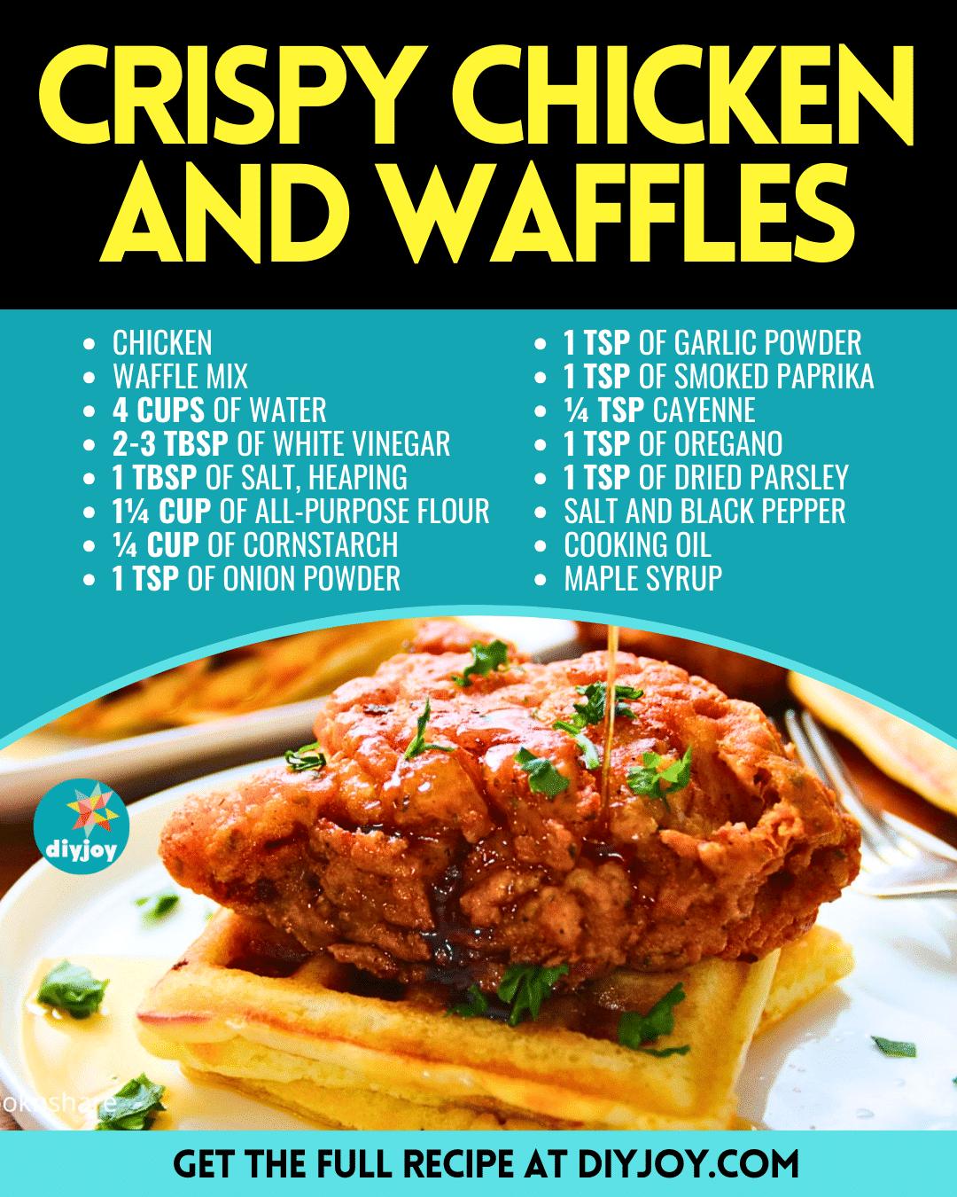 Easy-To-Make Crispy Chicken And Waffles