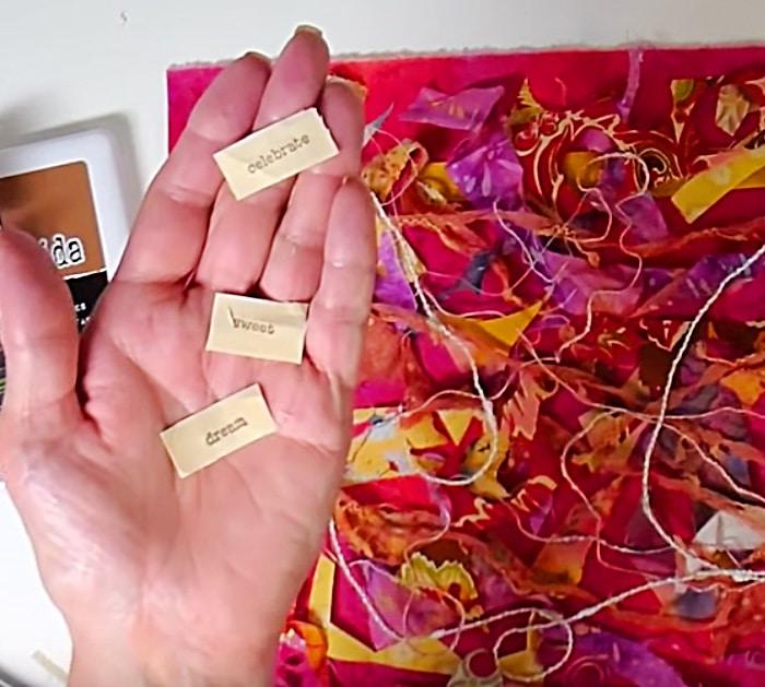 Learn how to make fabric from fabric scraps