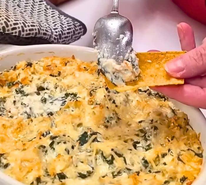Easy Spinach Cheese Dip Recipe