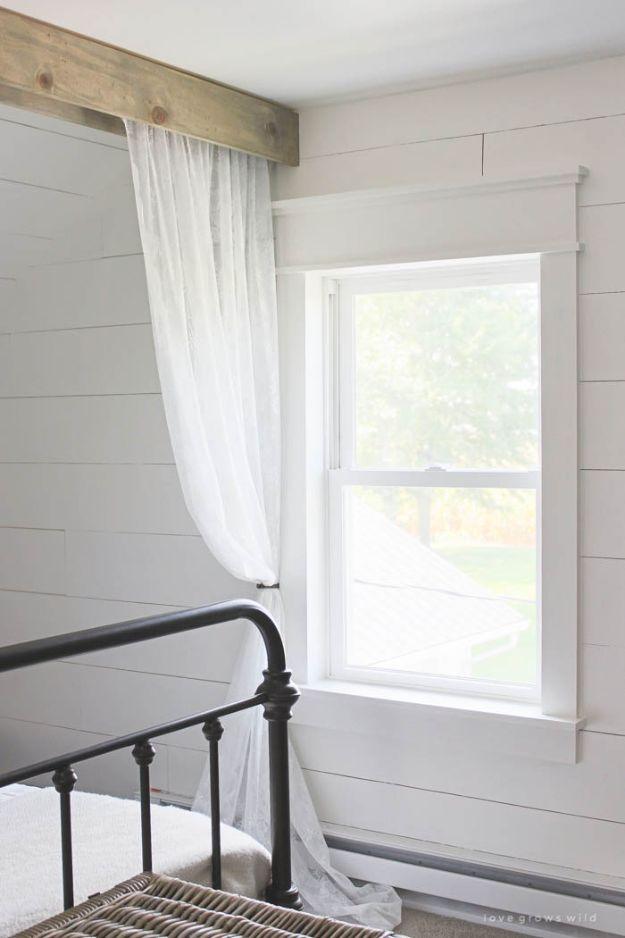 Farmhouse Window Trim, a farmhouse decor idea, simple enough for a first try and a satisfying finish for not much work