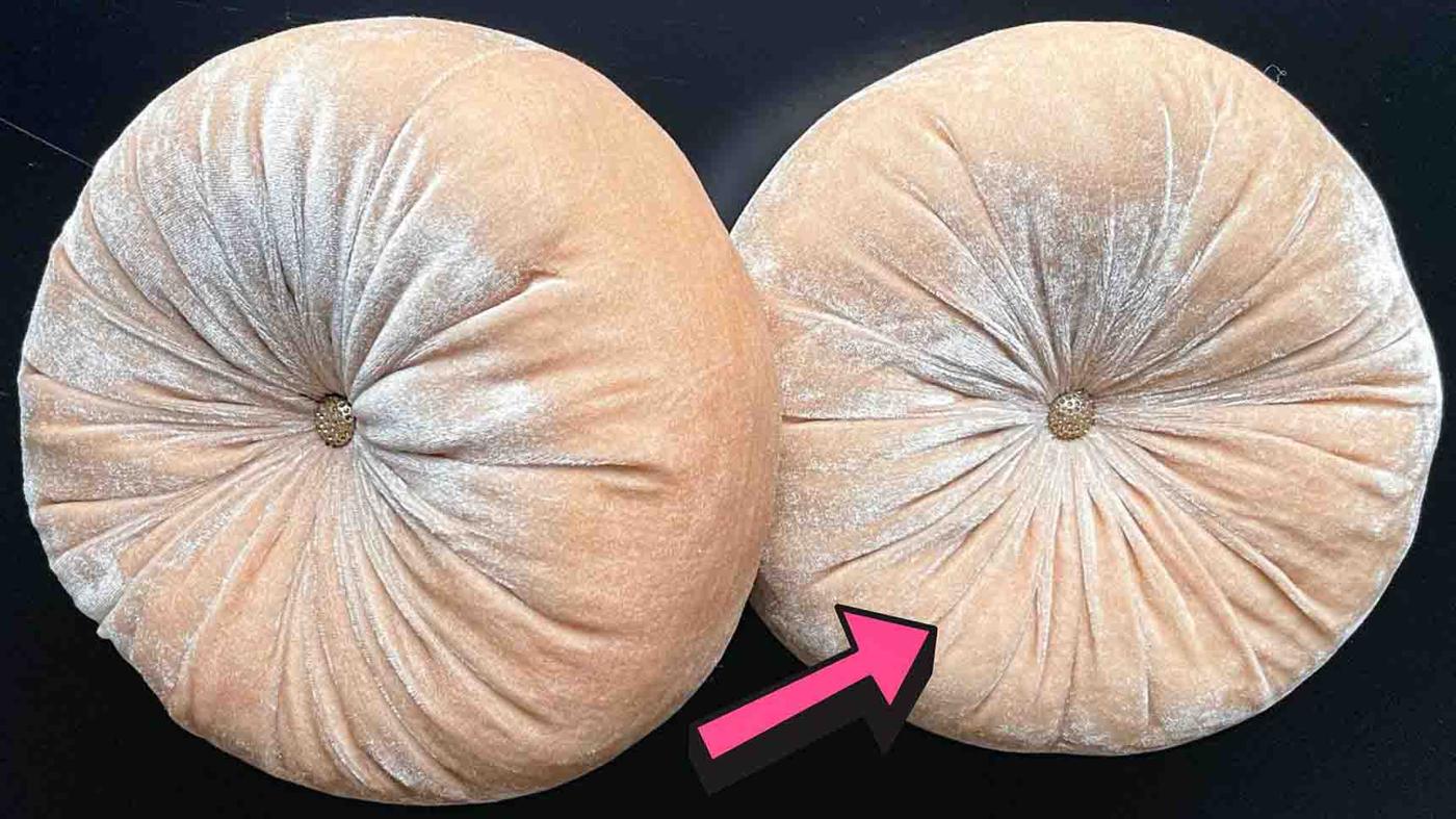 Easy DIY Round Velvet Cushion Tutorial