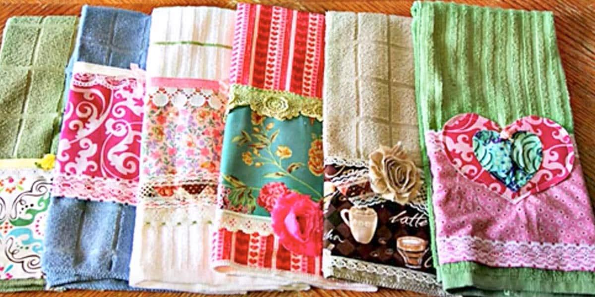 She Embellishes Regular Kitchen Towels And They’re So Cute You’ll Have To Do This!
