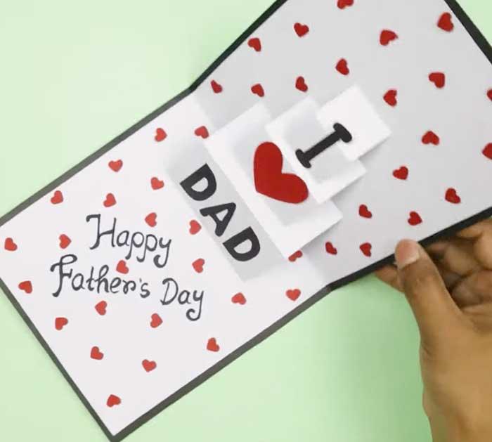 Fathers Day Card - I Love Dad