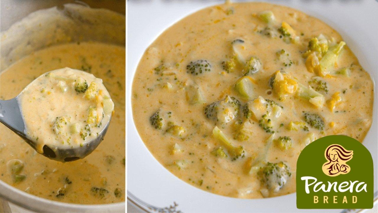 Easy Panera Copycat Broccoli Cheddar Soup Recipe