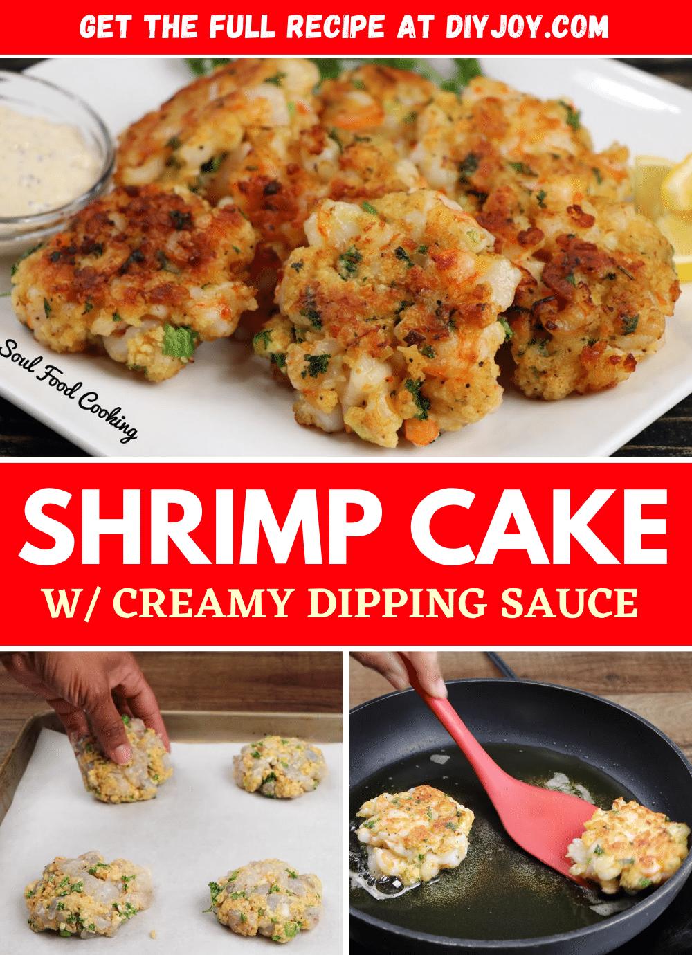 Easy Mouthwatering Shrimp Cakes W_ Tasty Dipping Sauce Recipe