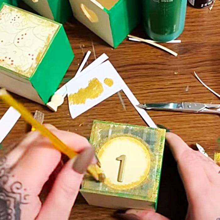 DIY Dollar Tree Advent Calendar - How To Make An Advent Calendar - DIY Holiday Ideas