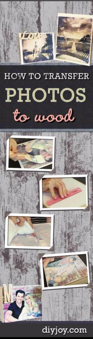 DIY Photo Wood Transfer, a memory keepsake project, easy to scale up for a full batch and a detail guests always ask about